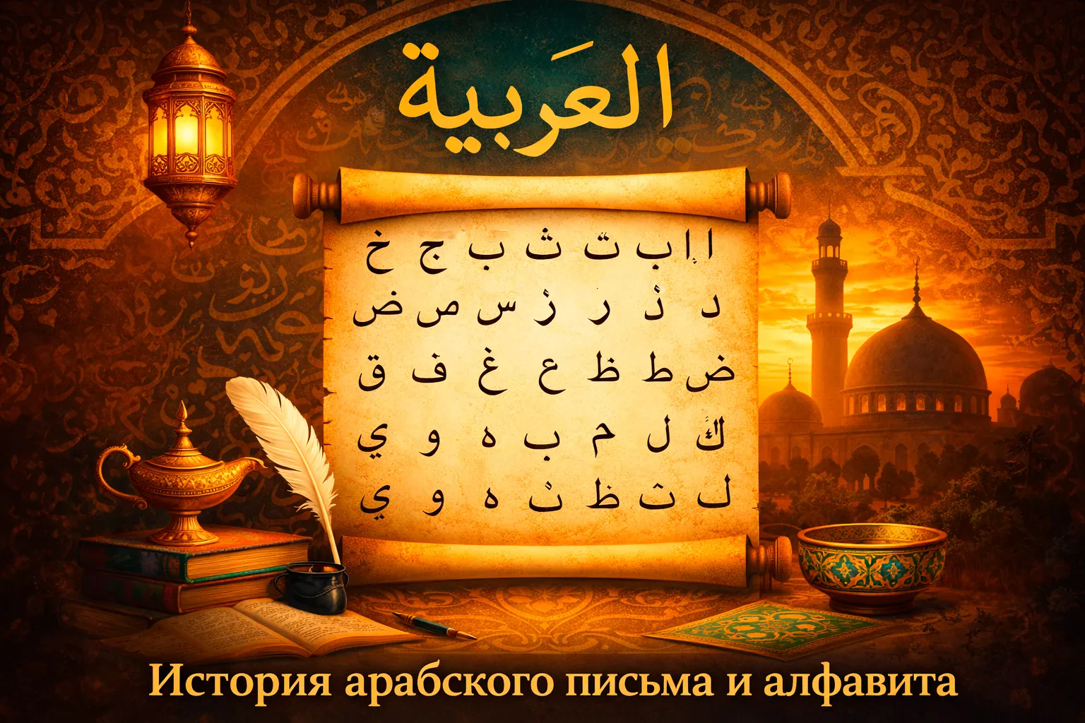 Буквы арабского языка: история, культура и каллиграфические традиции