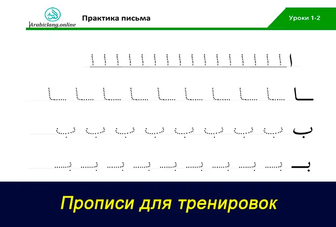Начальный курс арабского языка — Курс изнутри: наглядные материалы, упражнения, тренажёры 2